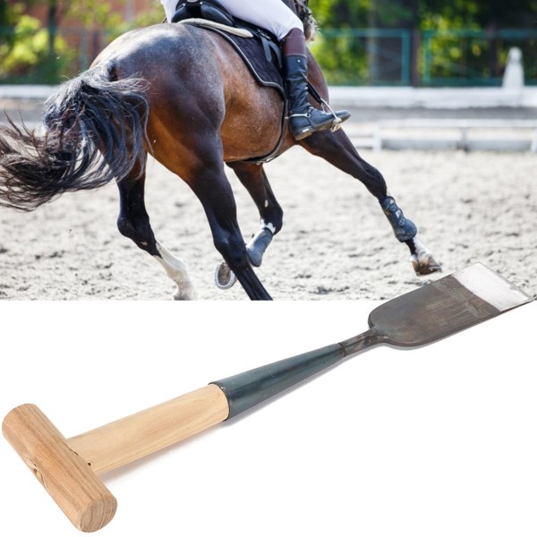 Mangaaniteräksinen kestävä hevosenkengän kavion leikkauslapio työkalu kotieläintilojen kotikasvatukseen