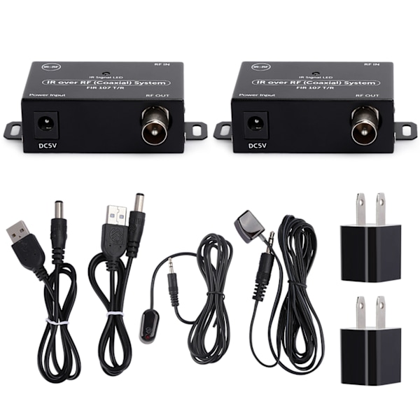 Infraröd IR-förlängare över radiofrekvens fjärrkontroll repeater system kit (US 110-240V)