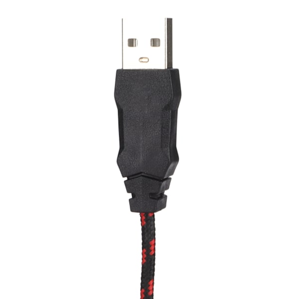 Trådbunden Gamingmus USB-port Ergonomisk 3200 DPI Justerbar RGB Optisk Datortillbehör Svart