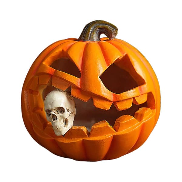Halloween Gresskarlykt Dekor Halloween Søt Spøkelsesaktig Gresskarpynt