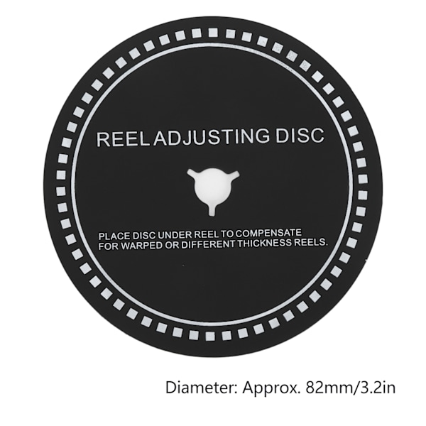 2 st Nab HUB Adapter Spacer 82mm Diameter Ersättnings Silikon Spole Justeringsskiva för Revox Studer Revox för Teac Rullbandspelare