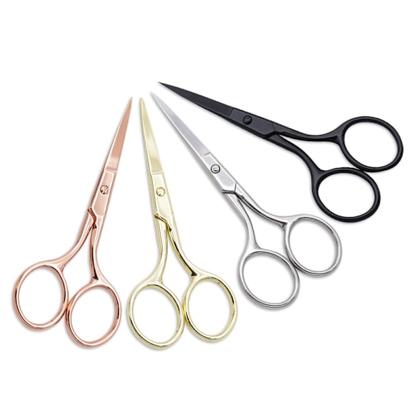 Säkerhetssax för mäns grooming, lättviktsdesign, ultraskarpa rostfria stål, mångsidig sax, broderisax med precisionsklippning