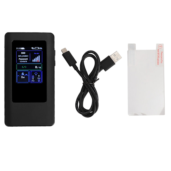 5G WiFi Mobil Hotspot 8-kärnig CPU WiFi6-teknik Delning av 5G och 4G LTE Hotspot 16 Anslutna Enheter 10000mAh 5G Portabel WiFi