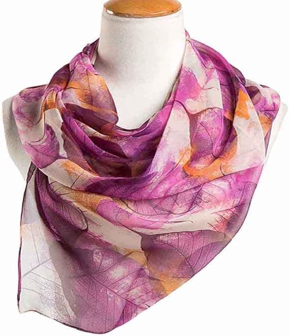 Women's Shawl Lightweight Shawl Elegant Floral Pattern Sheer Shawl Shawl Wraps, Purple