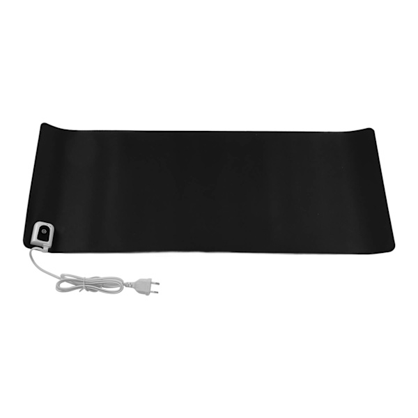Uppvärmd Musmatta PU Läder Varmt Skrivbordsunderlägg 31x13in Uppvärmd Gaming Musmatta för Kontor Sovsal 100‑240V