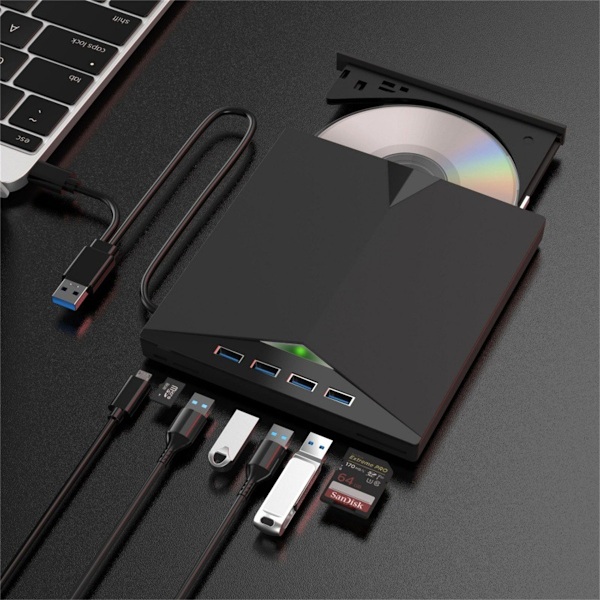 7-i-1 USB3.0, multifunktionell