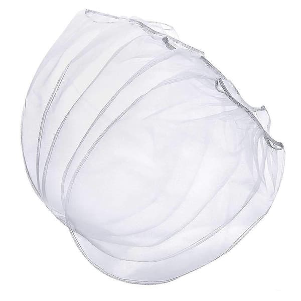 5 Gallon Maling Silposer Hvit Vanlig Finmasket/Elastisk Topp Pose Sil for Bruk med Malingssprøyter 15 Stk Vit