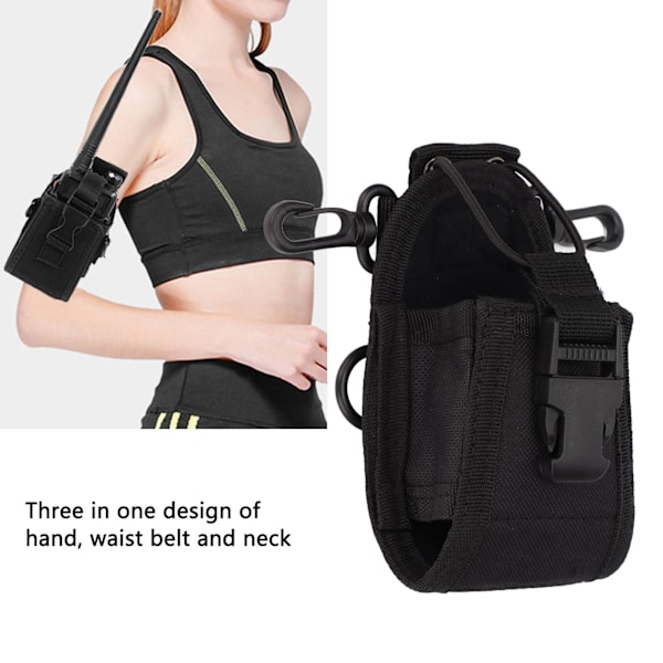 Walkie Talkie Skyddsfodral Multifunktionellt Portabelt Nylon Skyddshölje för Motorola för BaofengMSC-20B