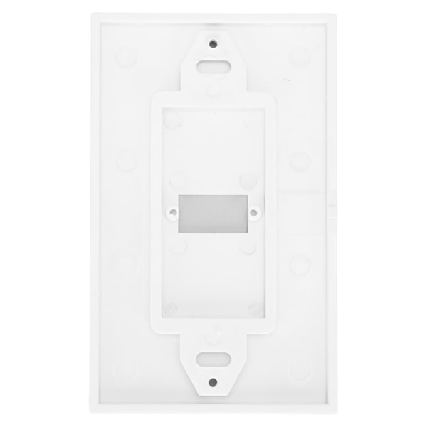 2 st HD Multimedia Interface Väggplatta 4K Enkel Installation AV Väggplatta med Kabel för Hemma Bio