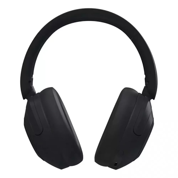 On-ear-hörlurar med låg strömförbrukning och bekväm passform i klassisk svart design för långa lyssningssessioner