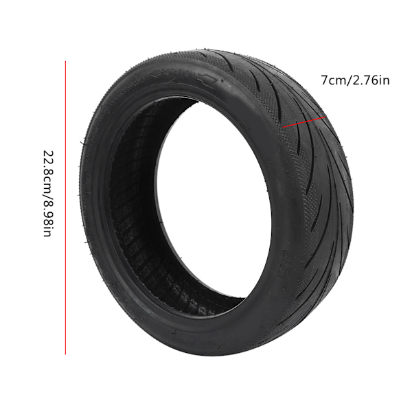 Rubber Vacuum Outer Tire Black Tyre Replacement Accessory for Ninebot Scooter MAX&#8209;G30