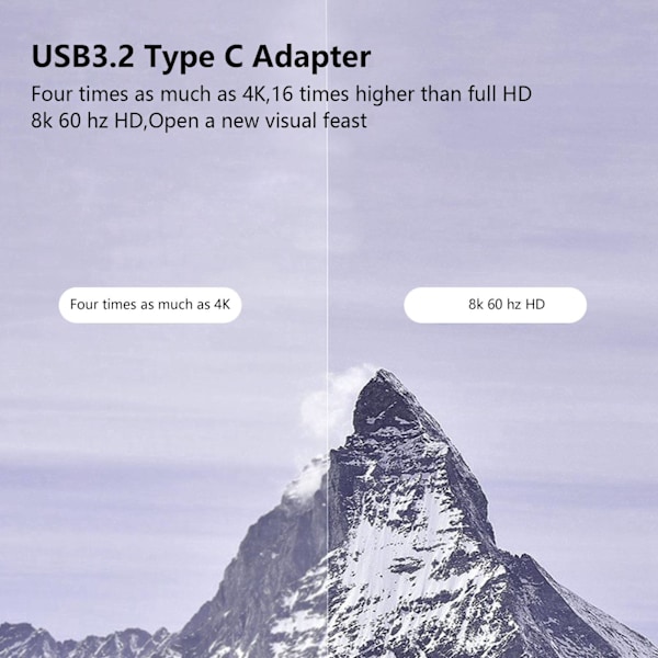 Typ C Förlängningskabel USB3.2 100W 20Gbps 8k 60hz Hane till Hane Typ C Adapter för Kontor Studier 150cm