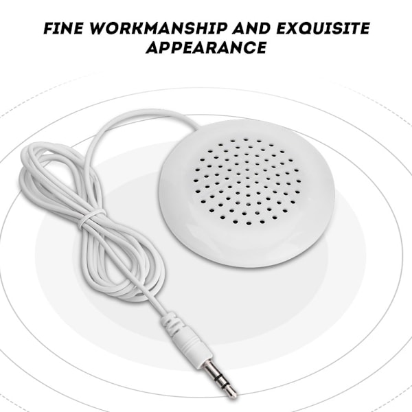 Bärbar Mini Stereohögtalare, DIY Kuddhögtalare 3,5 mm Mini Stereohögtalare, Äkta HD och Unikt Mjukt Ljud Högtalare, Plug-in Högtalare med 3,5 mm Aux-ljud