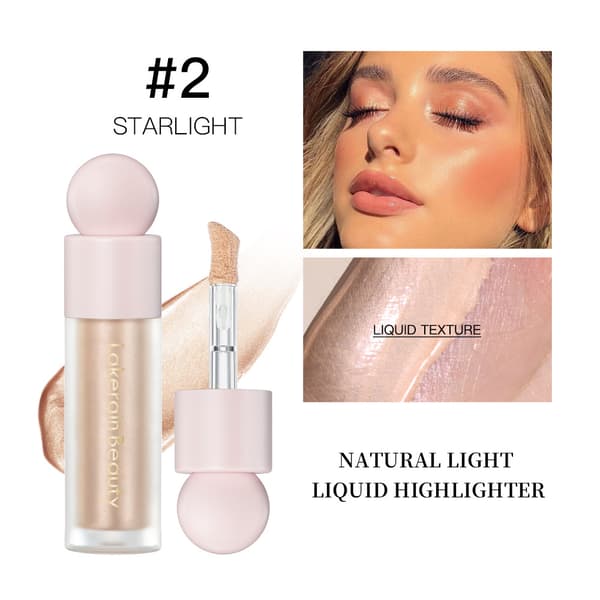 Lakerain Highlighter Liquid för Kropp, Hudton, Ögonskugga, Ansikte #2