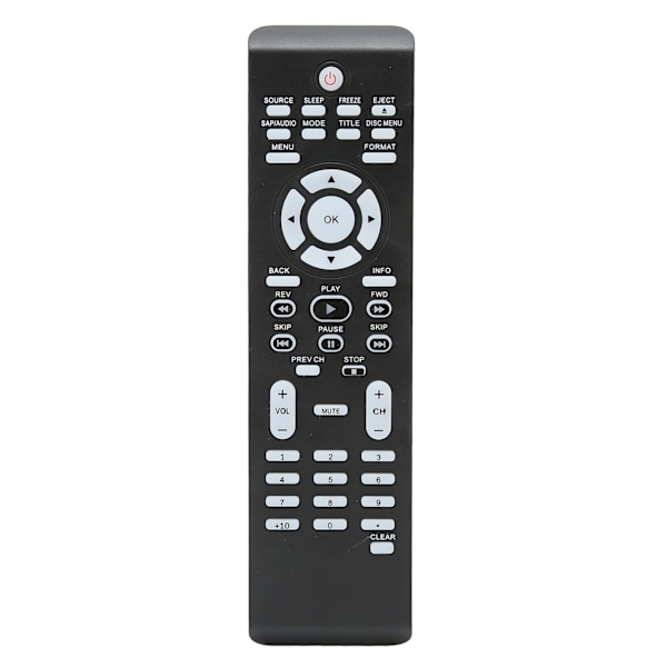 Fjärrkontroll för TV, ersättningsfjärrkontroll för Magnavox för Philips NF801UD 19MD301B/F7 22MD311B/F7