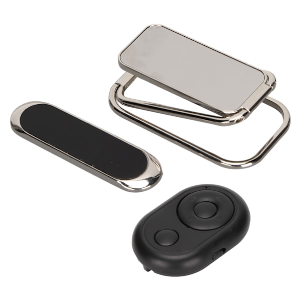 Bluetooth Kamera Fjärrkontroll Multifunktionell Mini Selfie Knappklickare med Fästen för Mobiltelefon