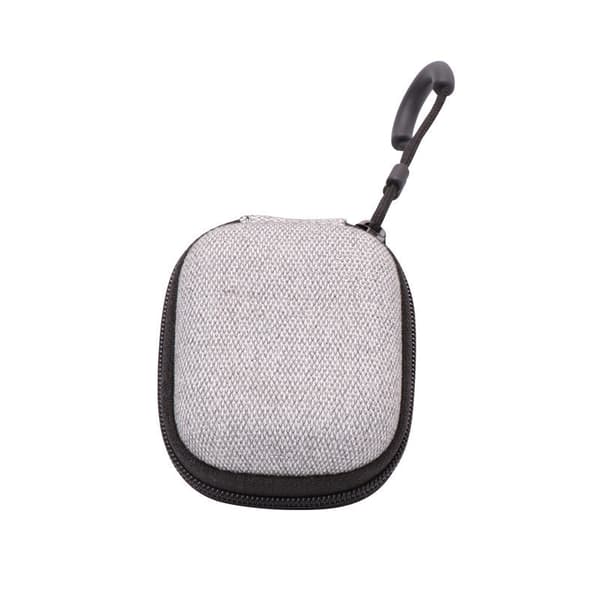2-pak grå øretelefoner ørepropper hovedtelefoner headset bæretaske holder
