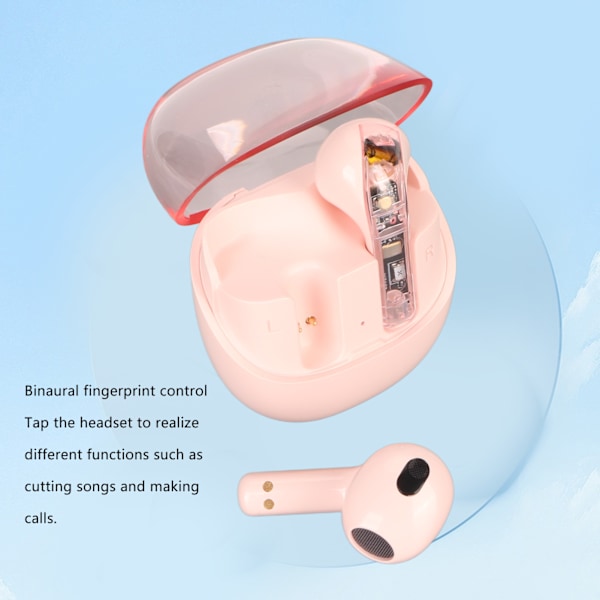 Språköversättare Hörlurar Stödjer 144 Online Språk Bluetooth 5.3 Översättare Hörlurar Trådlös Översättningsenhet Rosa