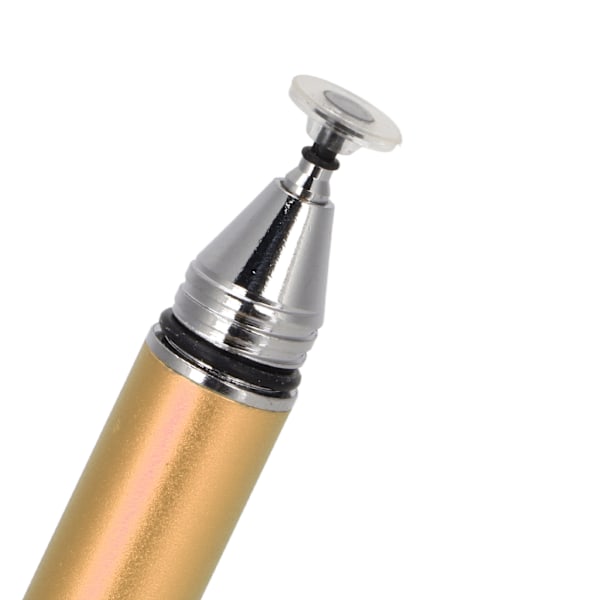 Stylus Penna 2 Funktioner Bekväm Kompakt Portabel Praktisk Touch Pennor för IOS Tablet för Kindle för IPhone Guld