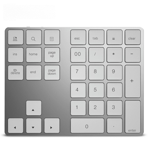 Bluetooth Numeriskt Tangentbord i Aluminiumlegering för Dator Laptop
