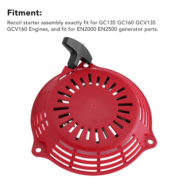 Gräsklipparstartrecoil-montering 28400 ZL8 023ZA för GC135 GC160 GCV135 GCV160-motorer