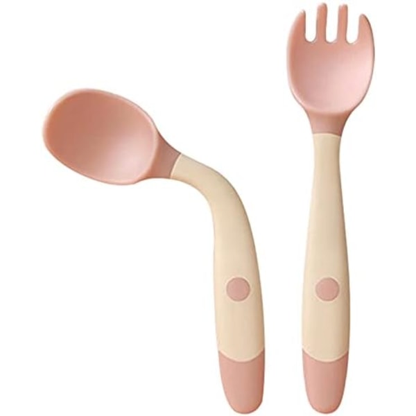 Silikon Babyskedar, Böjbara Lärande Bestick för Småbarns Självmatningsresa, Ergonomisk Design med Enkelt Grepp, Hudvänliga &amp; BPA-fria