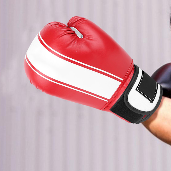 BonSem 1 Par Vuxen Fri Kamp Professionell Tävling Fight Boxning Träningshandskar (Röd)