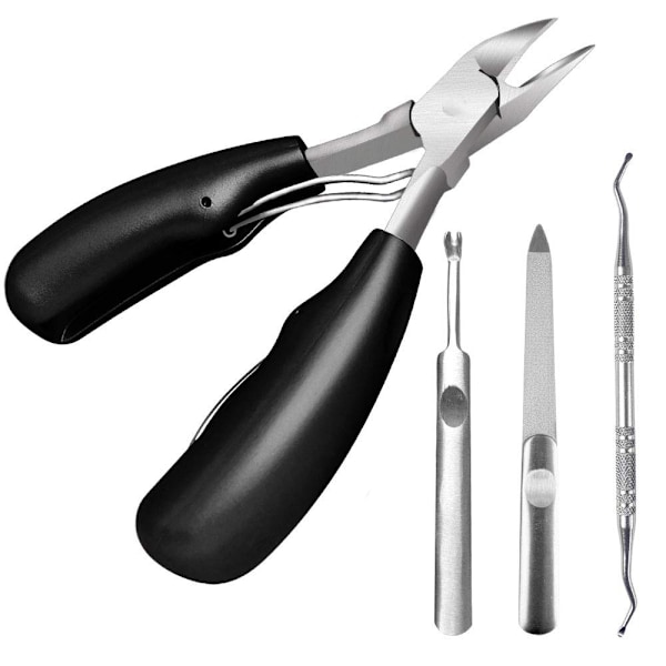 Kraftig Ingrodd Nageltrimmer, Kirurgiskt Rostfritt Stål För Precisionsklippning, Ergonomiskt Halkfritt Handtag, Uppgraderat Dubbelfjädersystem