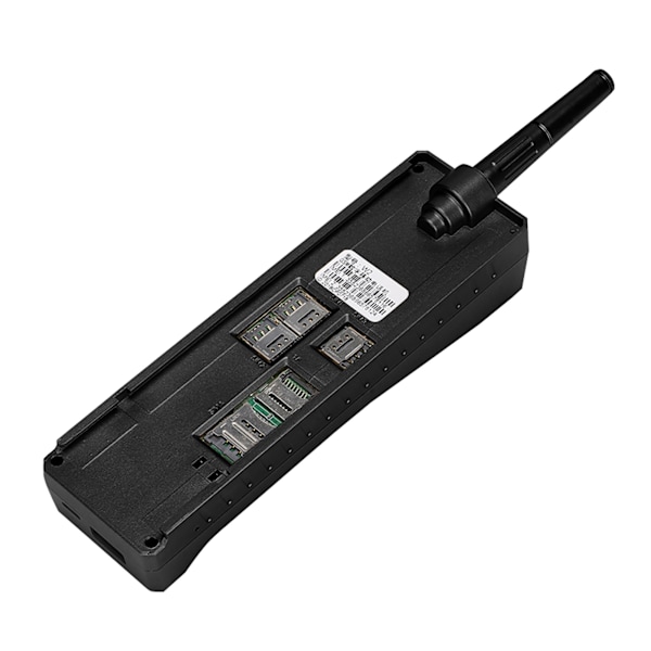 W2 Fyrkort Fyrdubbel Standby QuadBand 2G Retro Bluetooth 4800mAh Mobiltelefon 100240V US (Svart)