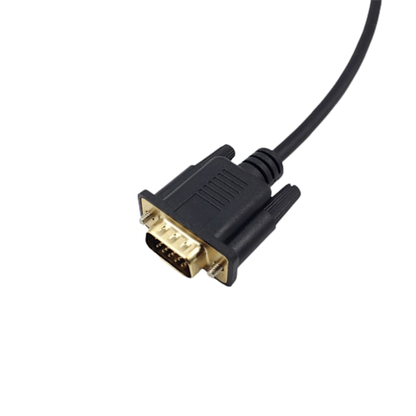 1.8M DP till VGA Kabel Adapter Dator Notebook Display Port Kontakt Guldpläterad Konverterare