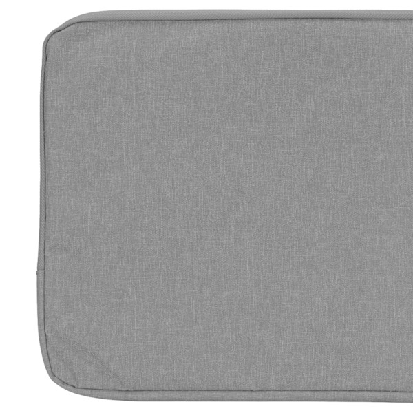 Laptopfodral 15,6 tum 39x29x2cm Dubbellagersdesign Polyester Laptopväska för OS Laptop Pro för HP för Dell Grå