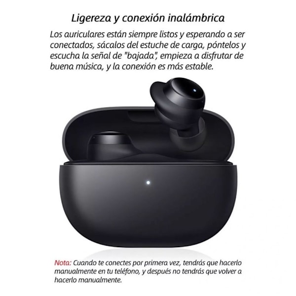 Trådlösa Hörlurar 3 Lite M2110e1 Modell - Svart, Med Lättviktsdesign, Förlängd Batteritid och Förbättrad Ljudkvalitet