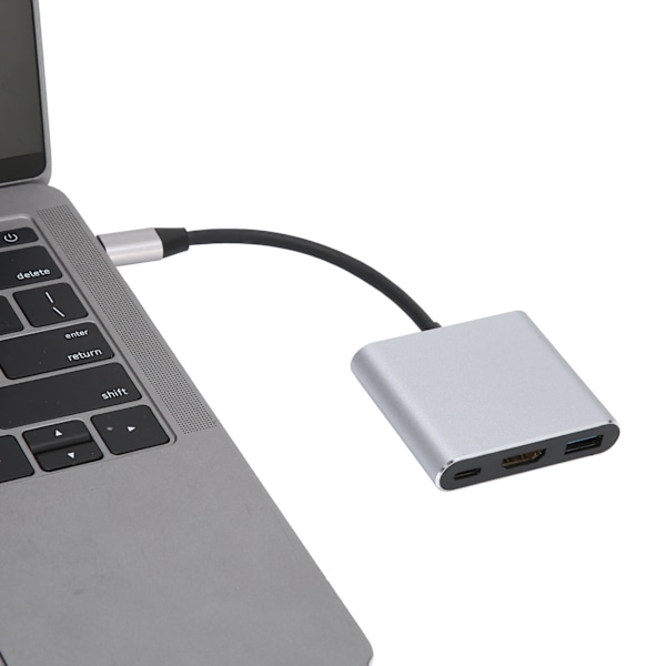 3-i-1 TypeC Dockningsstation TypeC till HD Multimedia Interface USB 3.0/TypeC Adapter