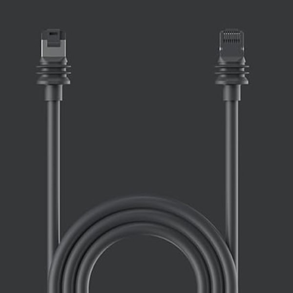 för Starlink Kabel IP68 Vattentät 1200Mbps Smidig Överföring Förlängningskabel för Starlink Rektangulär Satellit Gen3 16FT(5M)