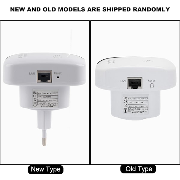 300Mbps Trådlös WIFI Repeater Wifi Range Extender Signal Amplifier Super Booster EU-kontakt