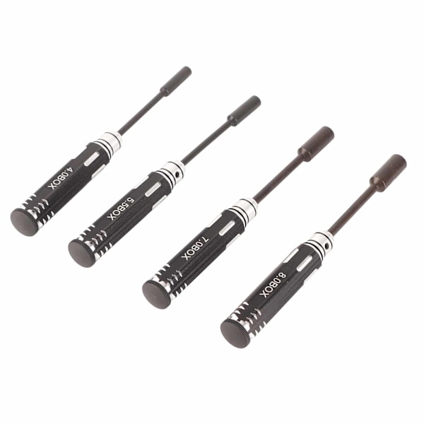 4stk Sexkantshylsa Mutterdragare Set 4.0MM, 5.5MM, 7.0MM, 8.0MM för RC Bilar Modellflygplan