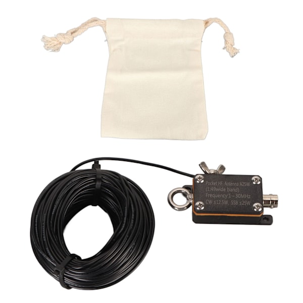 Bärbar HF Ändmatad Antenn 1‑30MHZ FE8 CW SSB 1:49 Balun Kortvåg Fick Ändmatad Radioantenn För Utomhusbruk