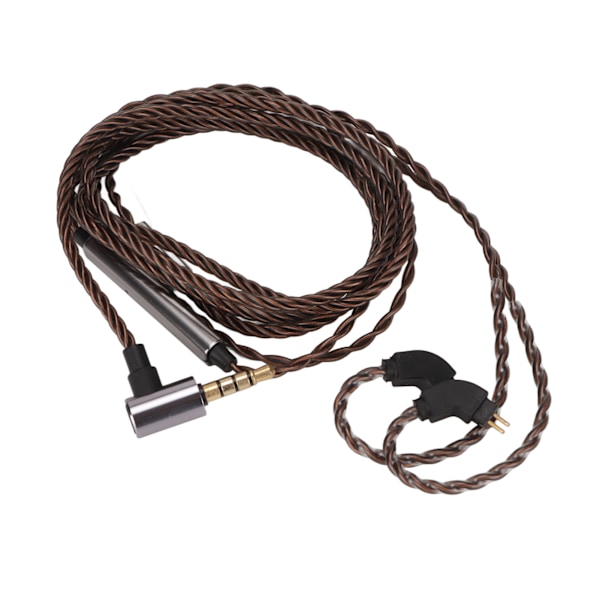 Ersättningskabel för hörlurar med mikrofon för 2-pin 0.78mm hörlurar för Weston 1964 UE3X UE18 W4R