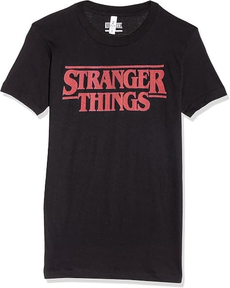 Stranger Things ensfarget T-skjorte for menn 5XL
