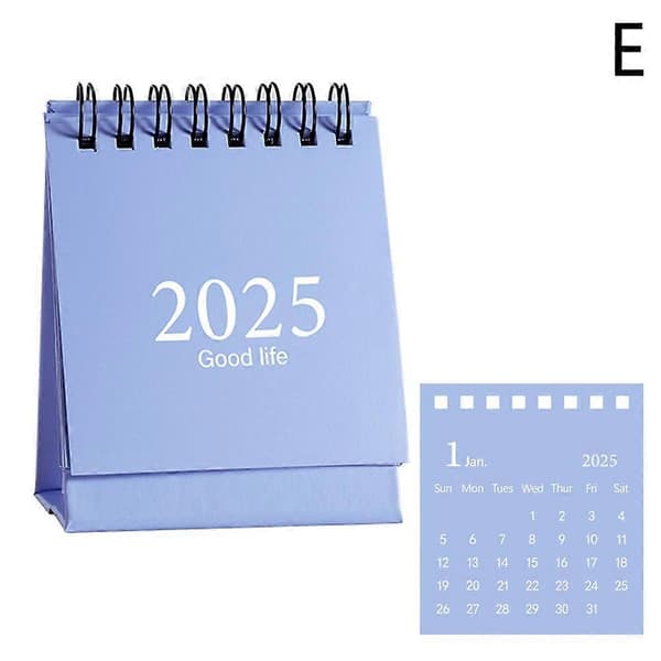 2025 Mini skrivbordskalender Skrivbordskalender Bindande kalenderinredning[TT] White