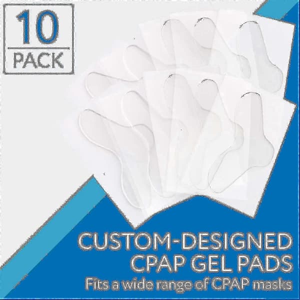 CPAP-mask näskuddar 10-pack - Silikonnäskuddar för komfort