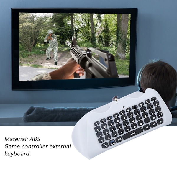 Spelkontroll Externt Tangentbord Mini Trådlöst Tangentbord med Högtalare för Playstation 5 Kontroller