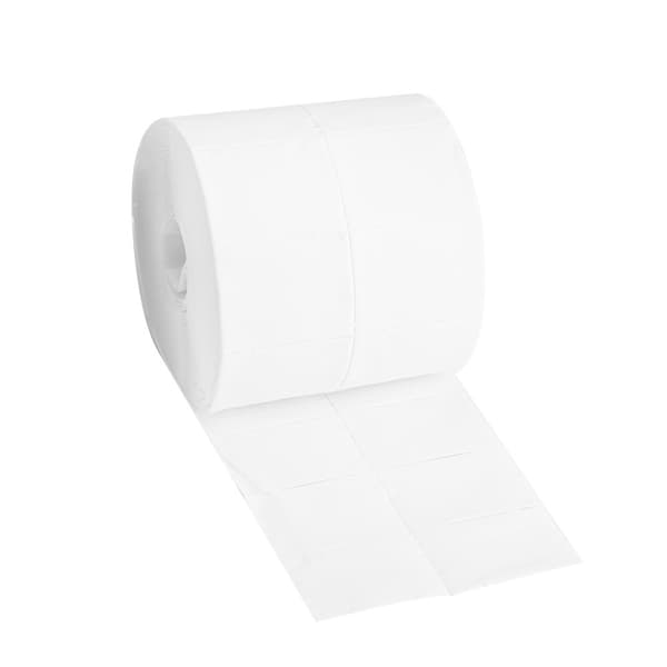 500 luddfria pads, nageldukar på rulle White white