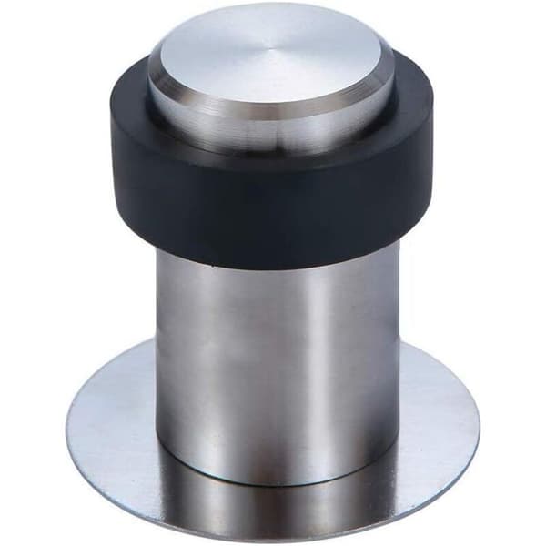 Selvklebende gulvdørstopper 6 cm dørstopper i rustfritt stål (pakke med 4) - 6 cm