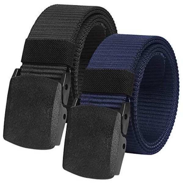 2PCS canvasbälte för män