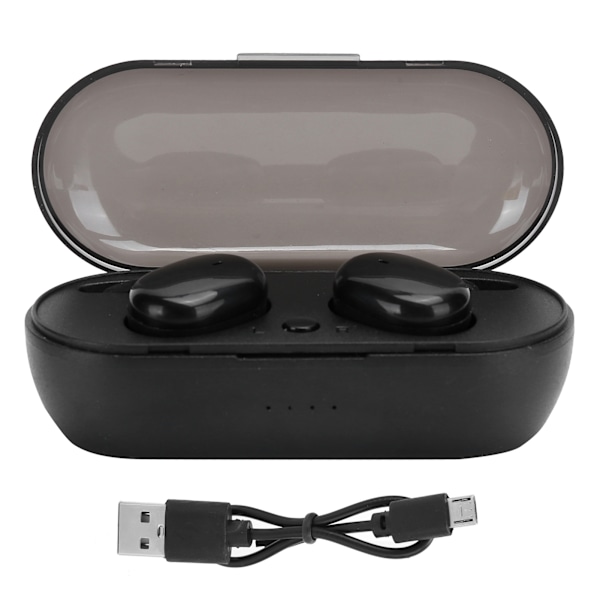 TWS Bluetooth Headset 5.0 Touchkontroll Trådlösa Bluetooth Hörlurar