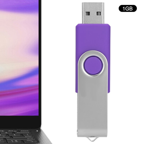 USB-minne Godislila Roterbar Portabel Lagring Minnessticka för PC Tablet 1GB