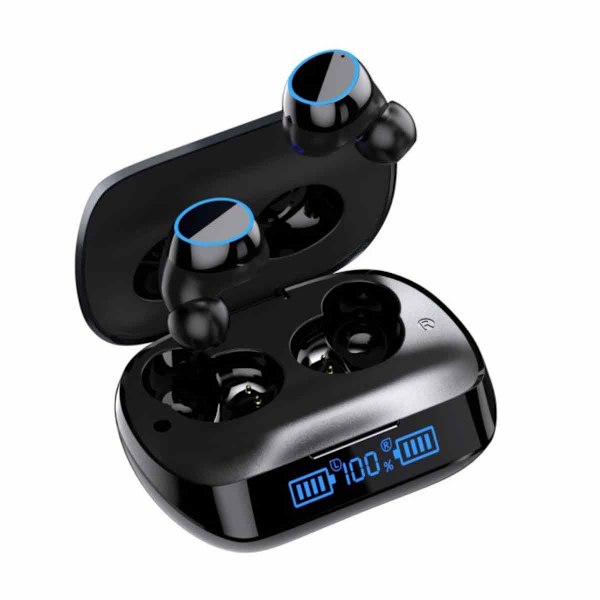 Trådlösa Bluetooth Hörlurar med Digital Display True Wireless Stereo Hörlurar