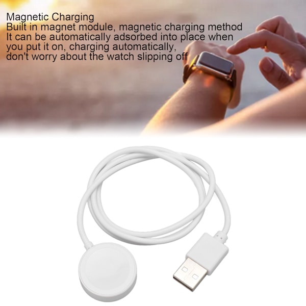 Smartwatch Laddningskabel Professionell Effektiv Säker Magnetisk Laddningssladd för S8 Pro DT7 DT700 DT3 DT3 Pro