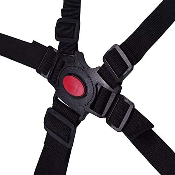 Viktig Säkerhetssele för Bebisar, Justerbar 5-punktsrem för Barnstol och Barnvagn, Slitstark Nylon för Fullständigt Skydd med Lättviktig Vikbar Design